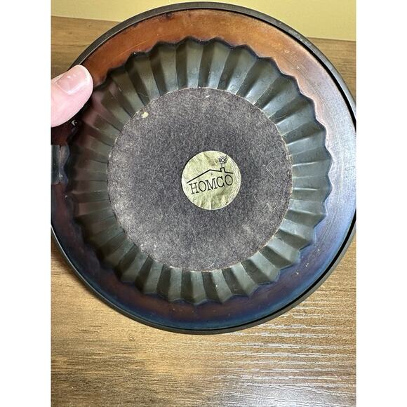 Homco Vintage Brass Finger Candlestick Holder with Handle Home Decor - Picture 4 of 5